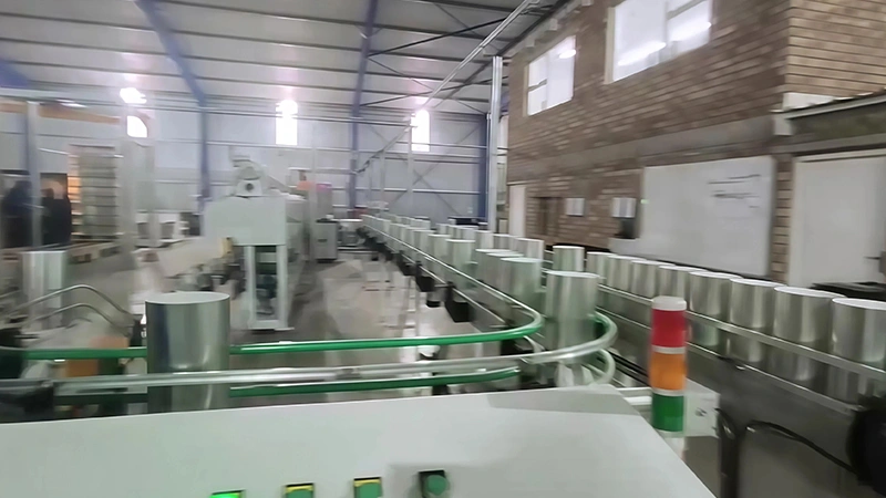 Автоматический низкоуровневый паллетайзер для банок 1