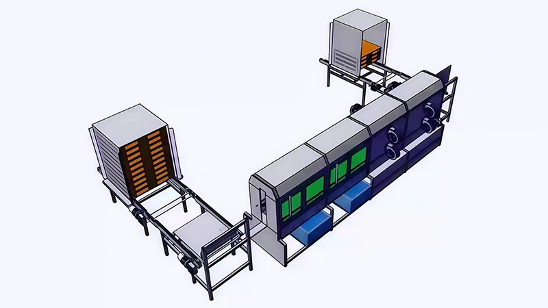 Машина для мойки пластиковых паллет