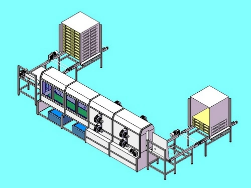 Машина для мойки пластиковых паллет