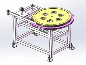 U-образный поворотный конвейер для корпусов банок