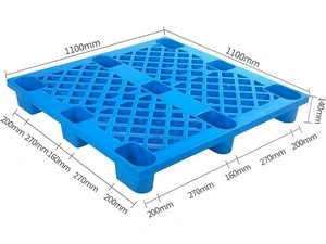 Пластиковые паллеты на 9-ти ножках
