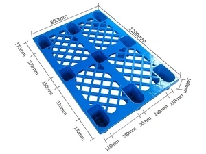 Пластиковые паллеты на 9-ти ножках